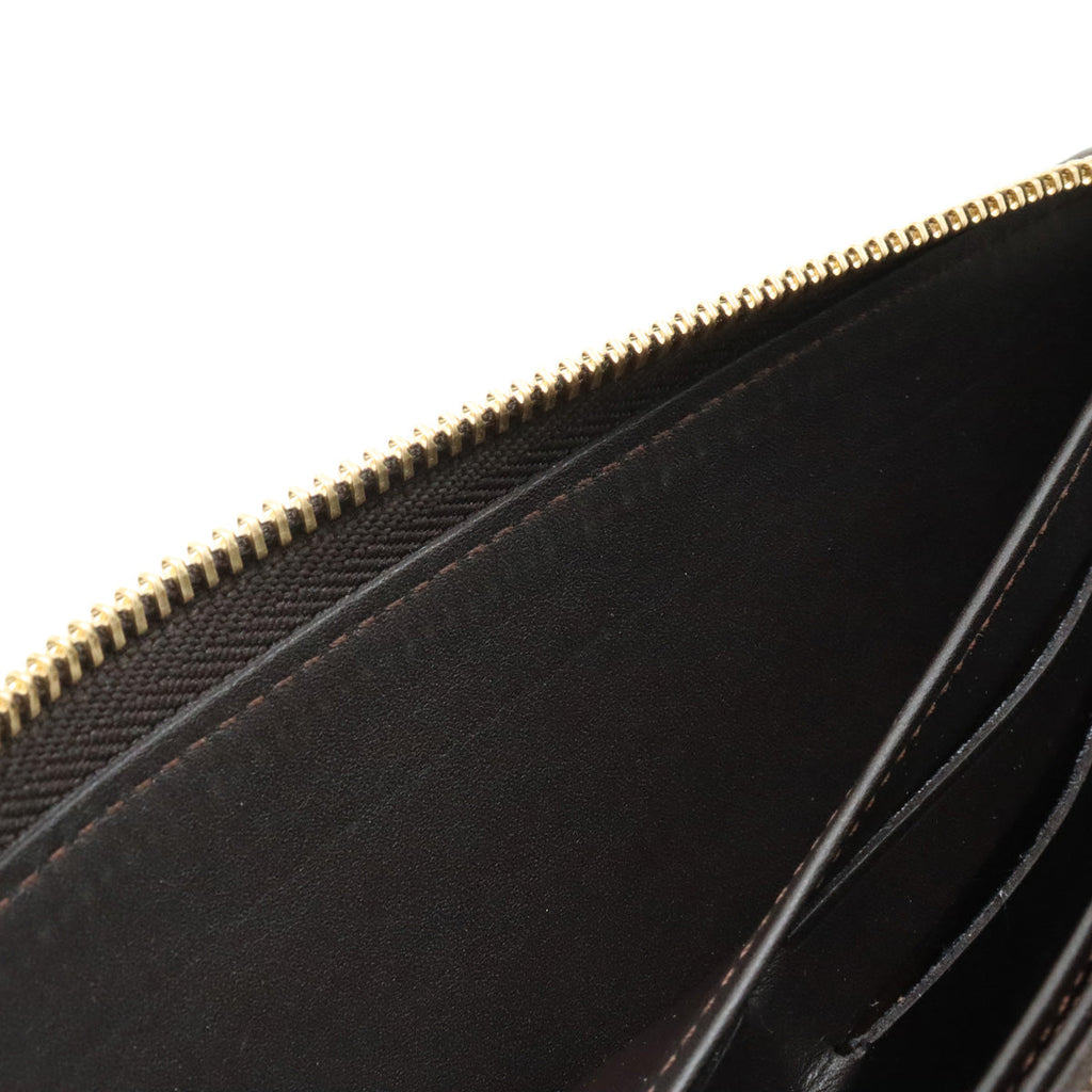 Louis Vuitton Louis Vuitton Monograms Verney Zippy Wallet Round Fassner Long Wallet Emmeline Tildumble Dark Brown M91458