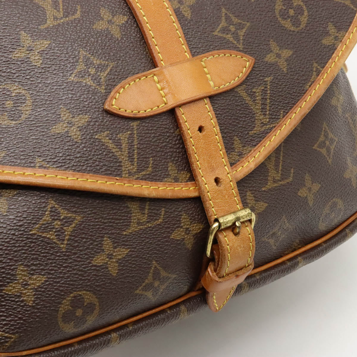 Louis Vuitton Monogram Saumur 30 Shoulder Bag M42256