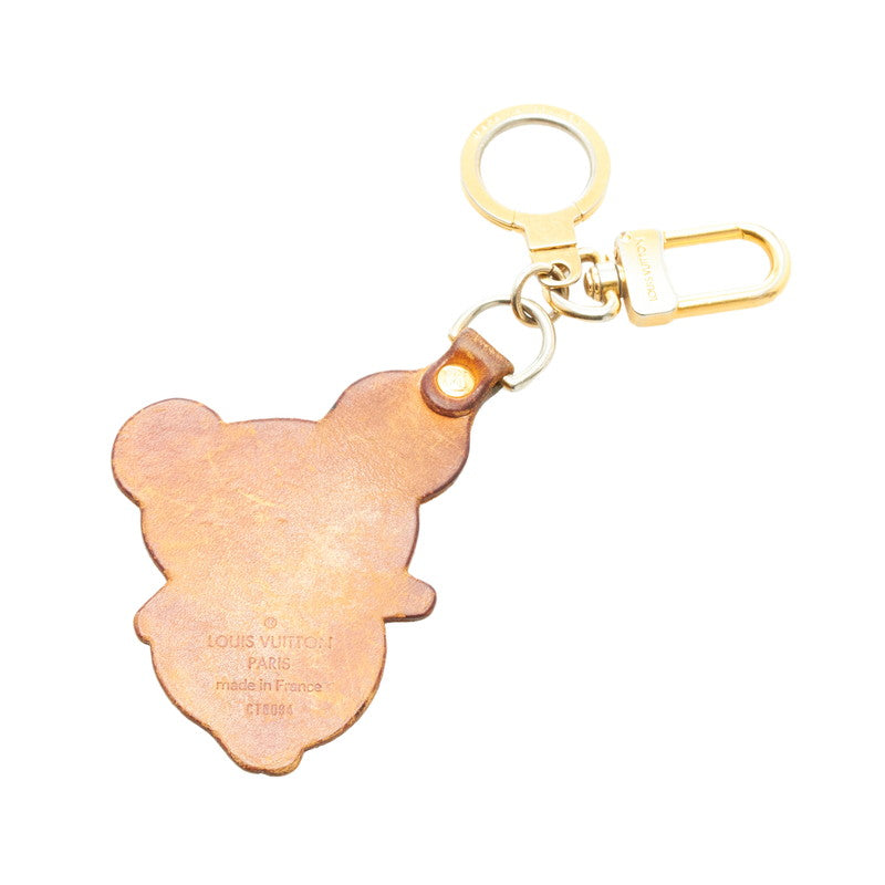 Louis Vuitton Louis Vuitton M62637 Keying Leather/Makey Brown Gold Ladies