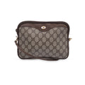 Gucci Vintage Beige Monogram Canvas Small Mesenger Bag