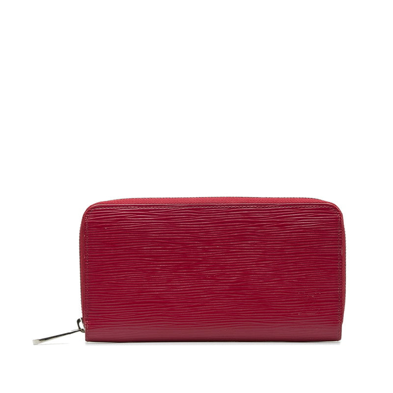 Louis Vuitton Epic Zippie Wallet Round  Long Wallet M60305 Fushia Pearl Leather  Louis Vuitton