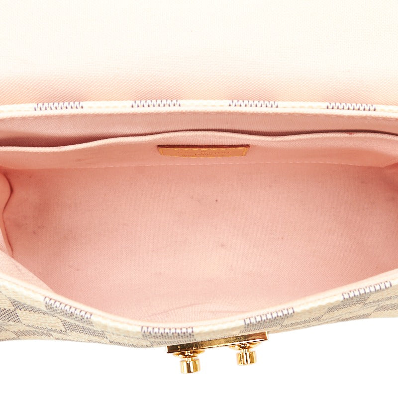 Louis Vuitton Louis Vuitton Damière Azur N41581 Handbag PVC/Laser White