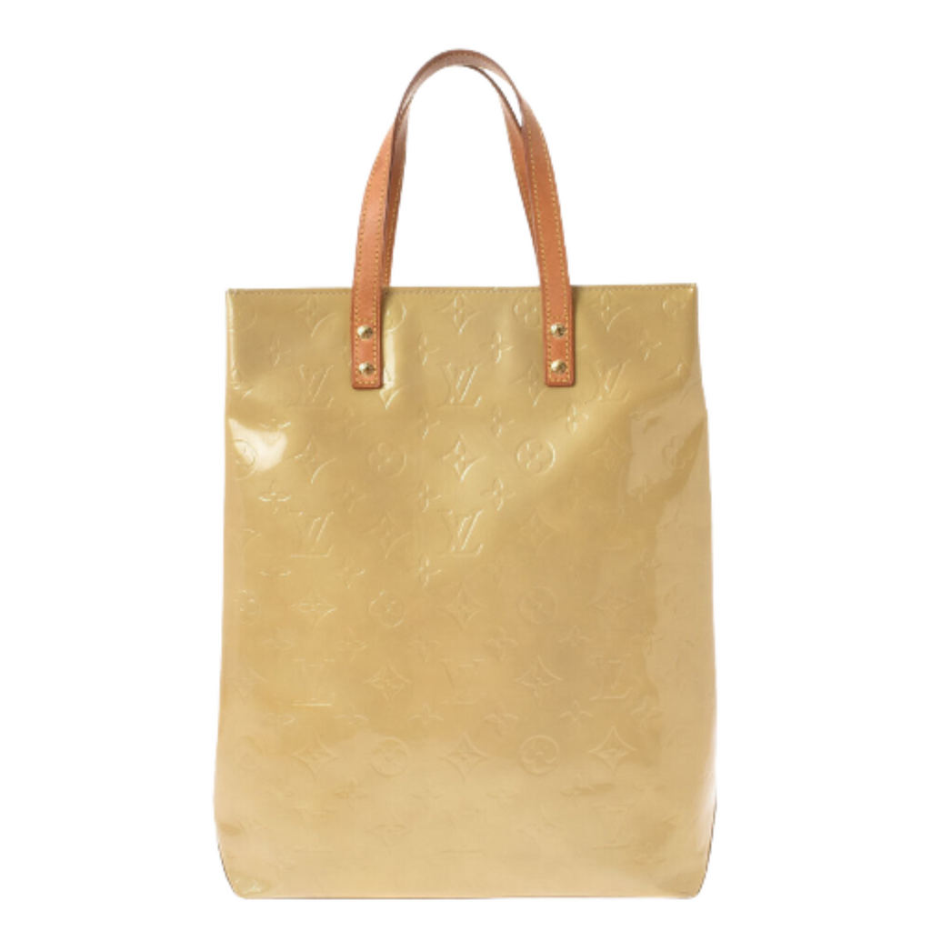 Louis Vuitton Beige Patent leather Reade handbag bag