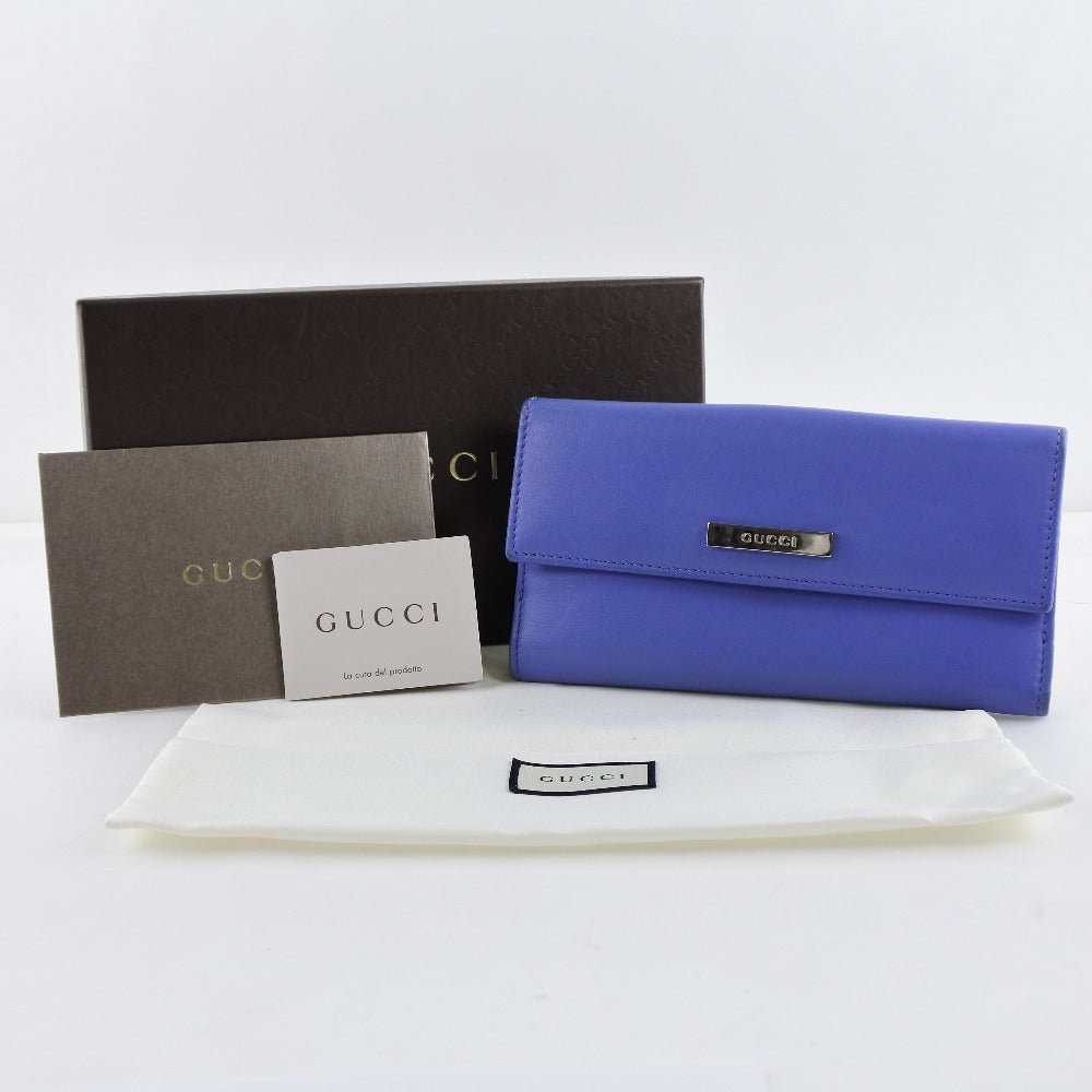 Gucci Blue Leather  wallet accessories