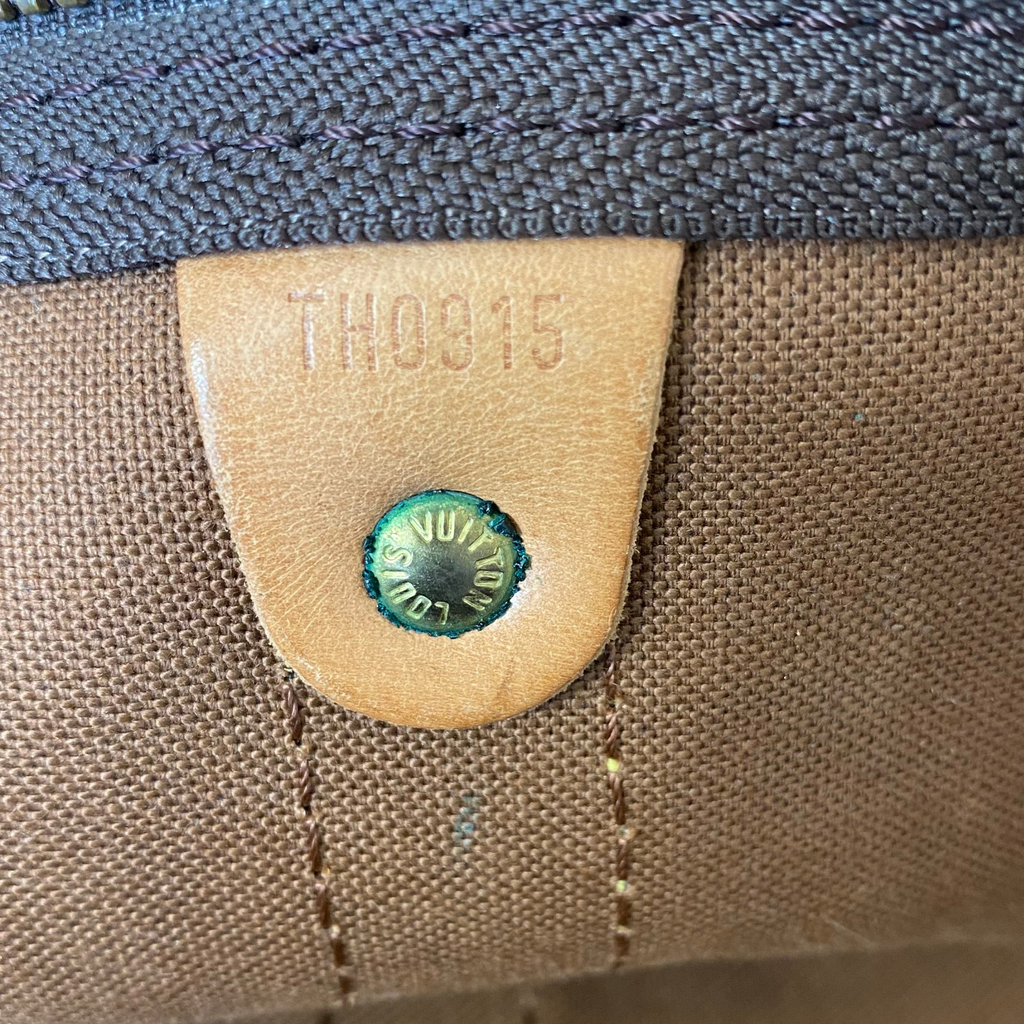 Louis Vuitton Brown Canvas Keepall Bandouli√®re 55 handbag bag