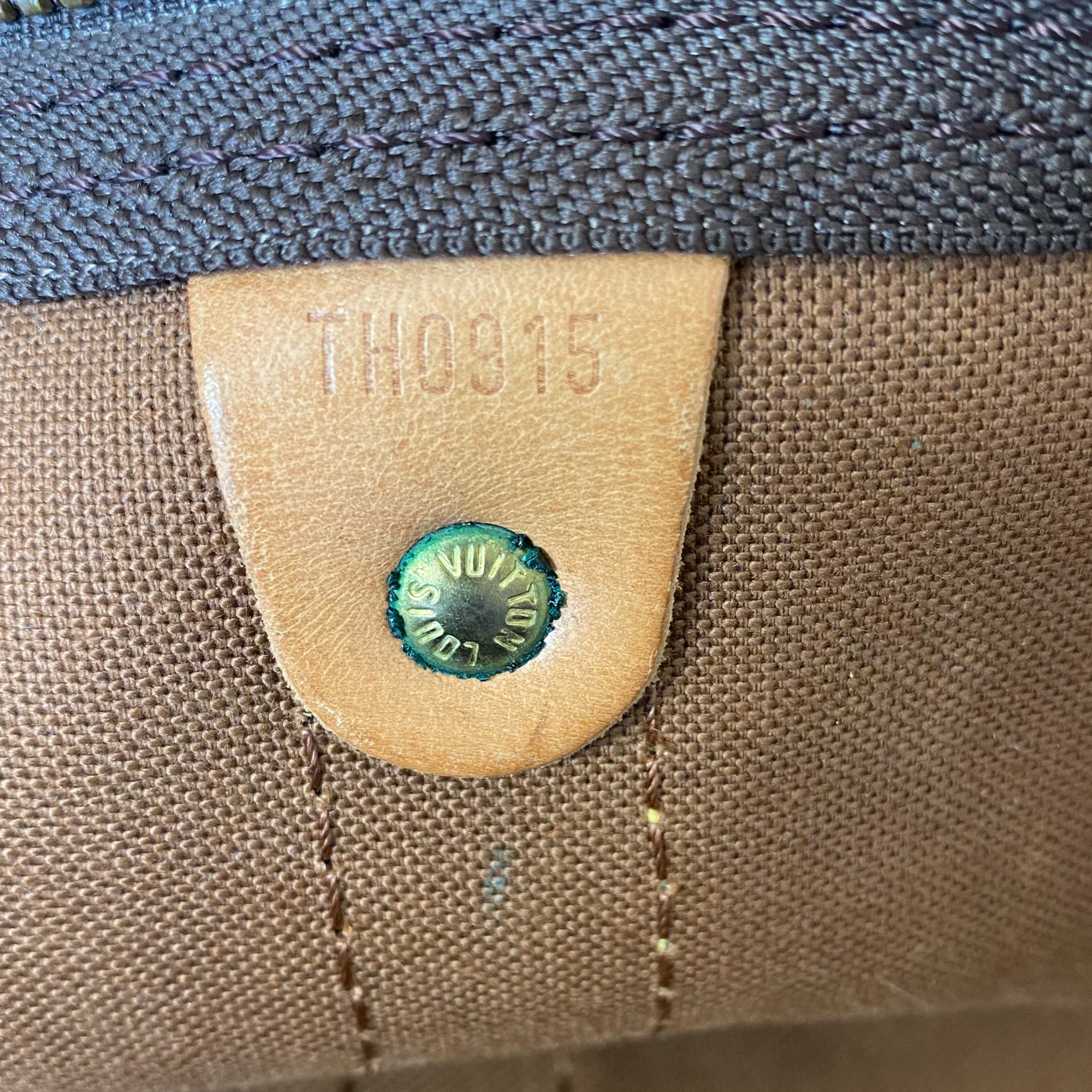 Louis Vuitton Brown Canvas Keepall Bandouli√®re 55 handbag bag