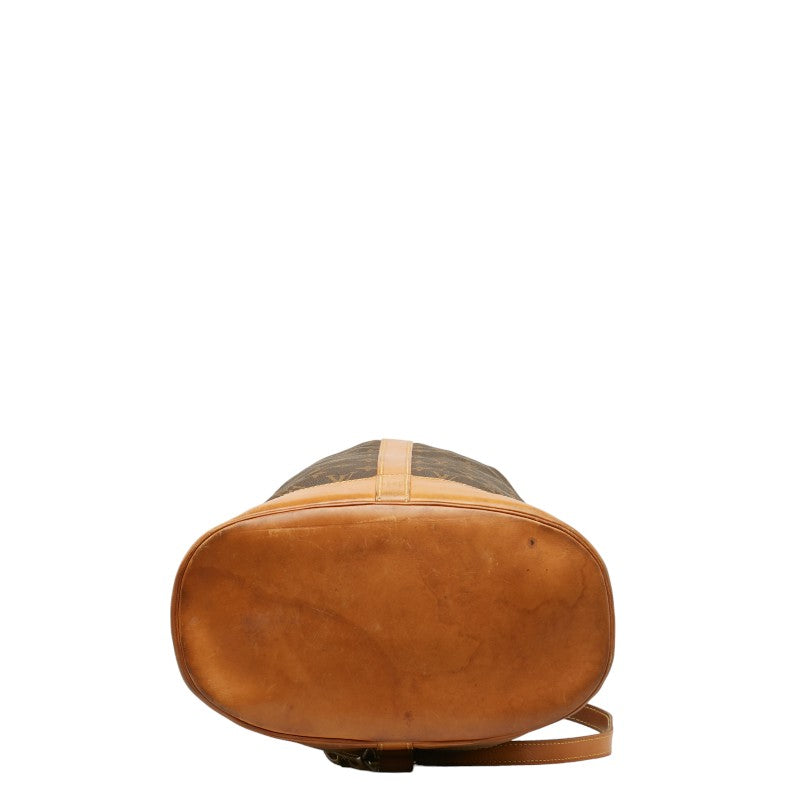 Louis Vuitton Monogram Landnet GM Shoulder Bag M42244 Brown PVC Leather Lady Louis Vuitton