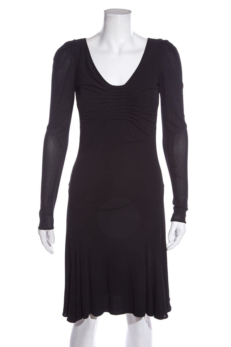 Gucci Black Jersey Dress SZ S