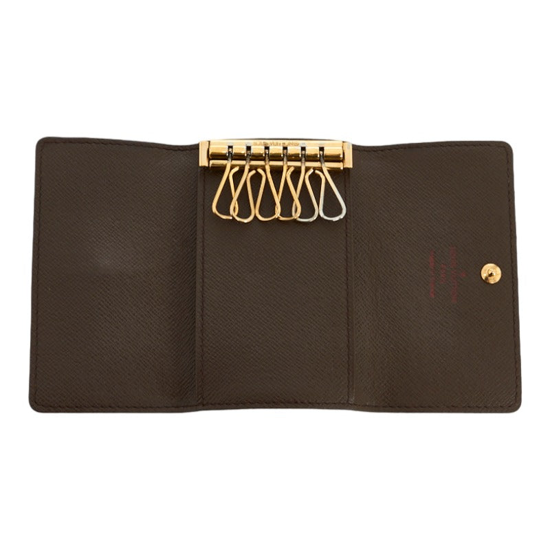 Louis Vuitton Louis Vuitton Damière N62630 Keycase PVC/Leather Brown