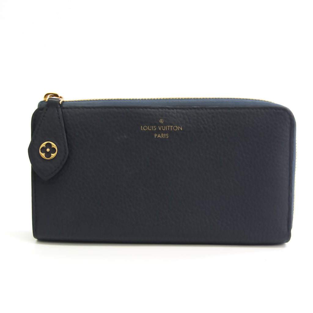 Louis Vuitton Navy Leather Portefeuille com√®te wallet accessories