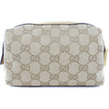 Gucci Beige Canvas GG pattern clutch accessories
