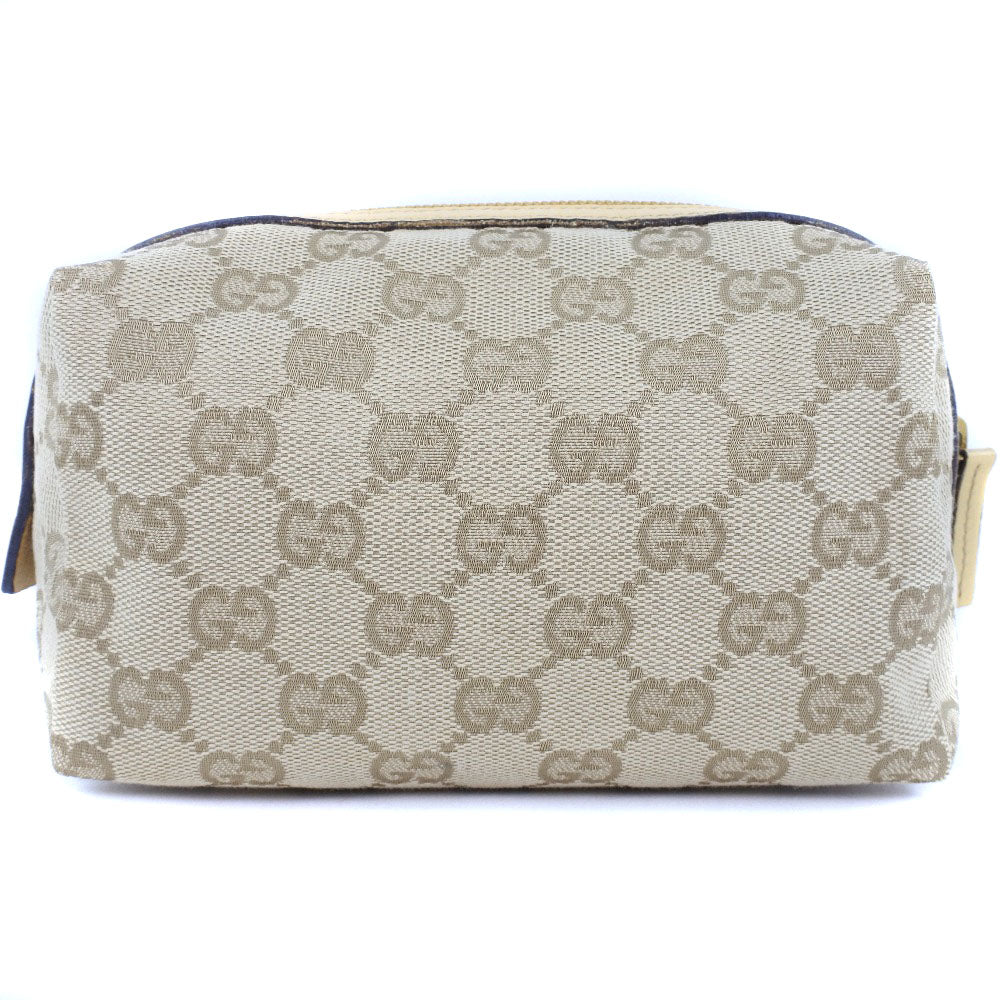 Gucci Beige Canvas GG pattern clutch accessories