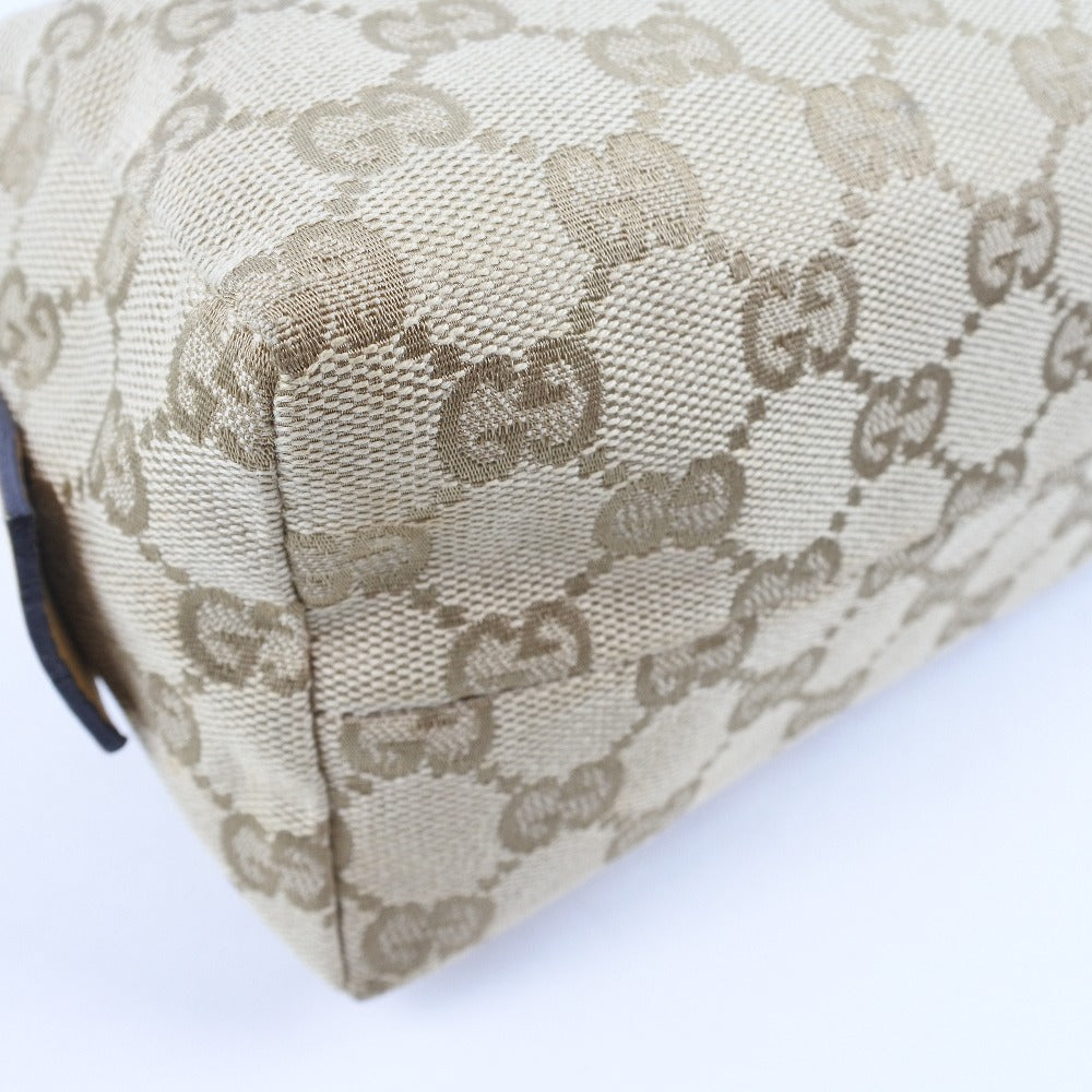 Gucci Beige Canvas GG pattern clutch accessories