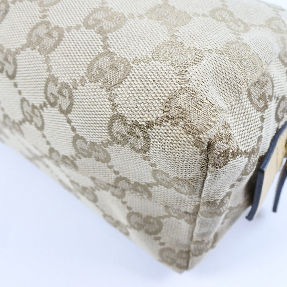 Gucci Beige Canvas GG pattern clutch accessories