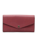 Louis Vuitton Monogram Amplant Portfolio Sarah Long Wallet M62213 Lean Pink Leather  Louis Vuitton