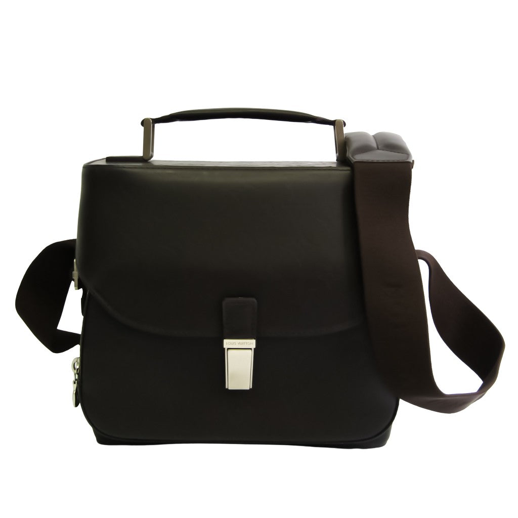 Louis Vuitton Brown Patent leather Charly shopper bag