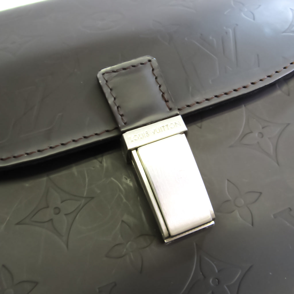 Louis Vuitton Brown Patent leather Charly shopper bag