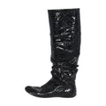 Christian Dior Patent Leather Scrunch Boots
