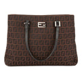 Fendi Brown Nylon Zucca Tote Bag (Pre Owned)