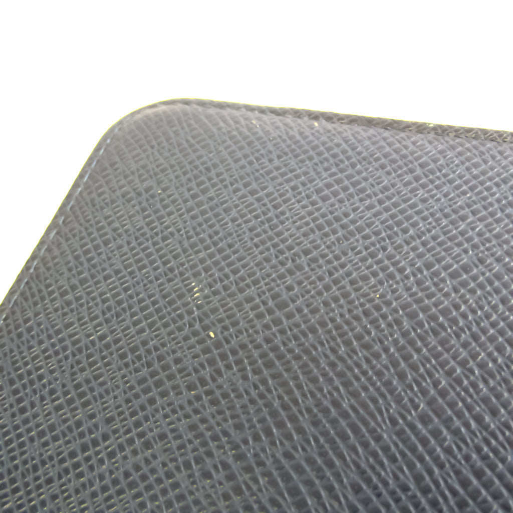 Louis Vuitton Navy Leather Zippy organizer wallet accessories