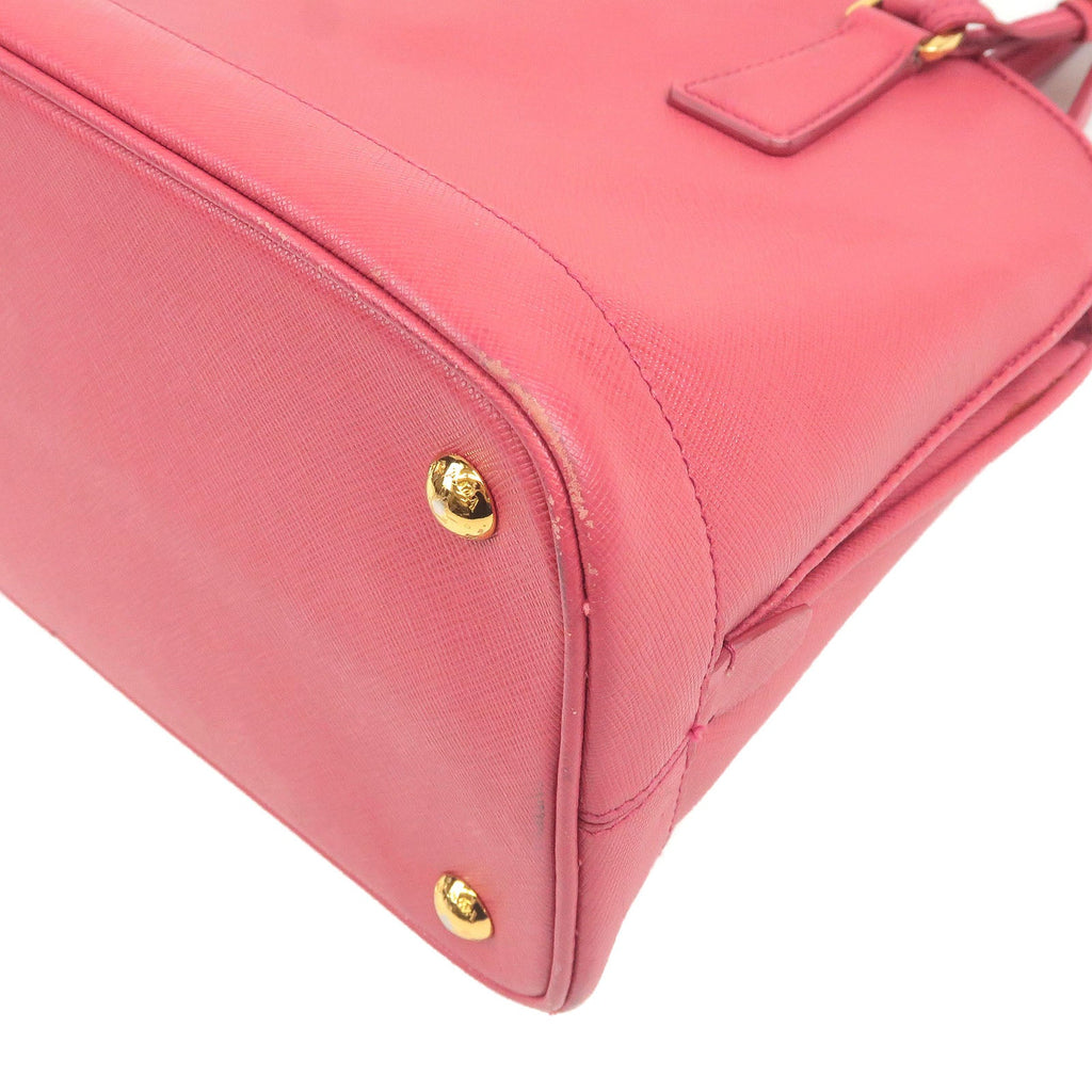 Prada Leather 2Way Hand Bag Shoulder Bag Pink
