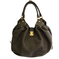 Louis Vuitton Brown Leather Mahina shopper bag