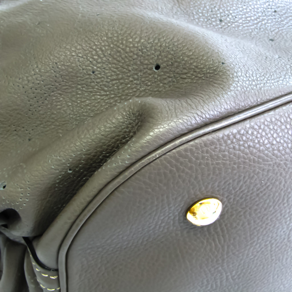 Louis Vuitton Brown Leather Mahina shopper bag