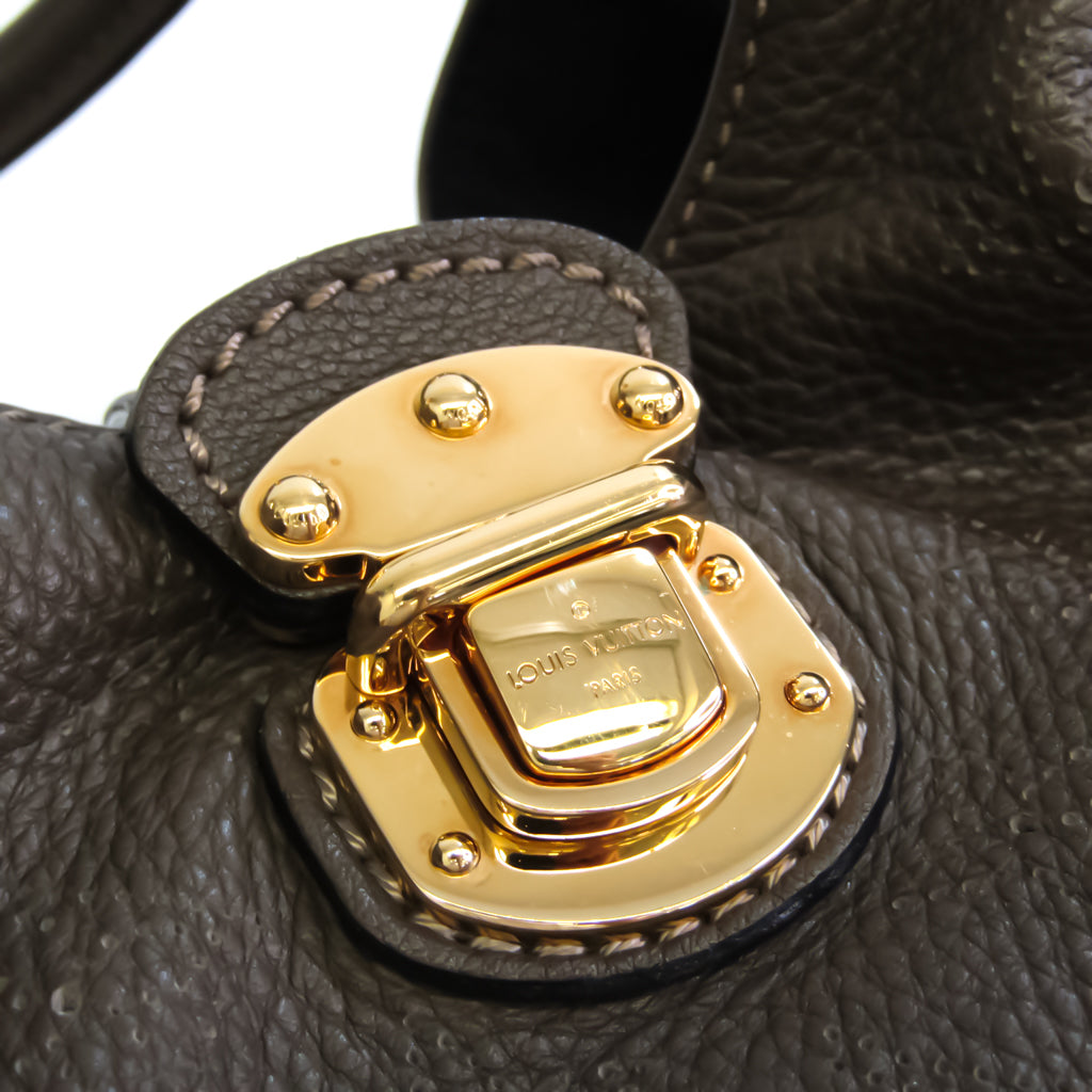 Louis Vuitton Brown Leather Mahina shopper bag