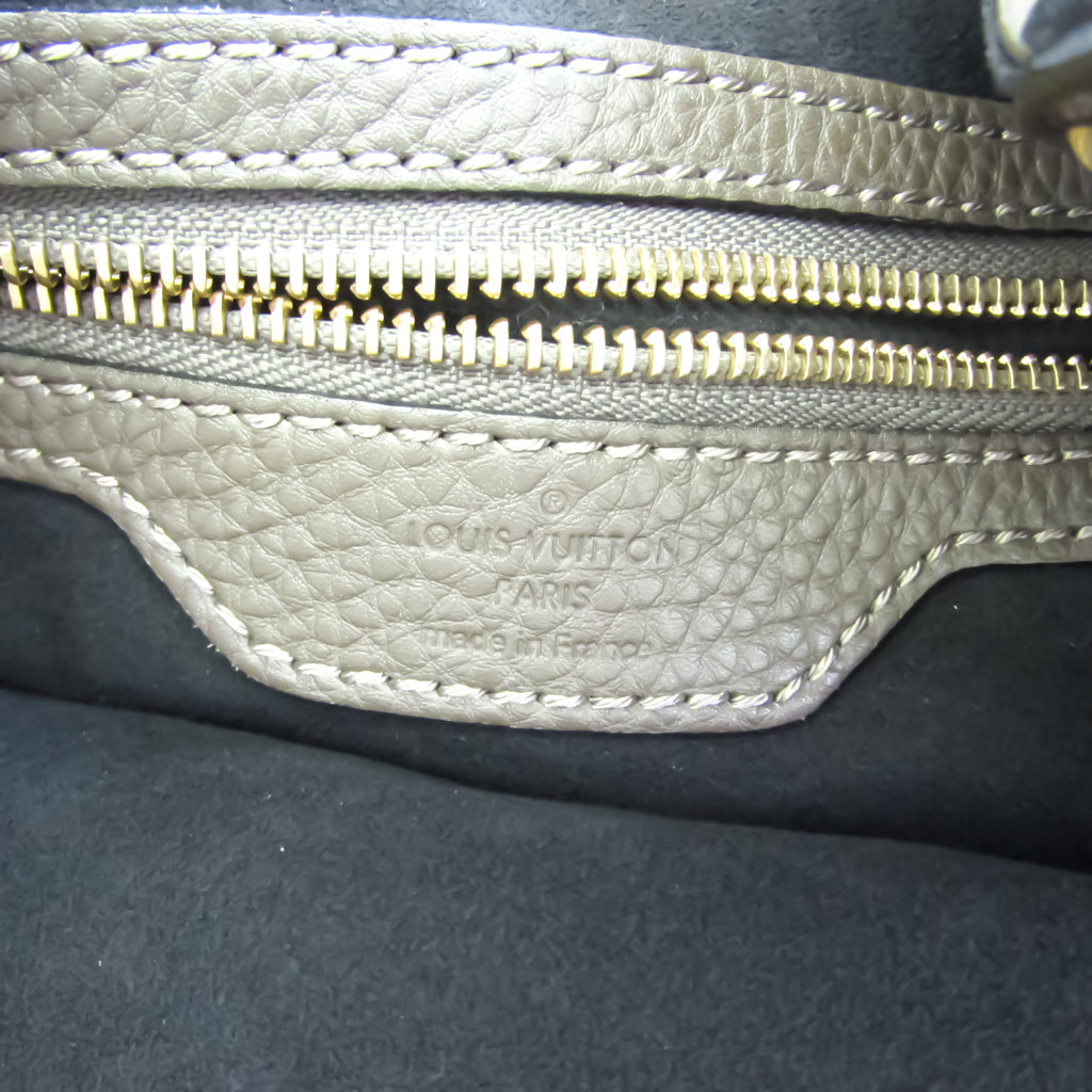 Louis Vuitton Brown Leather Mahina shopper bag