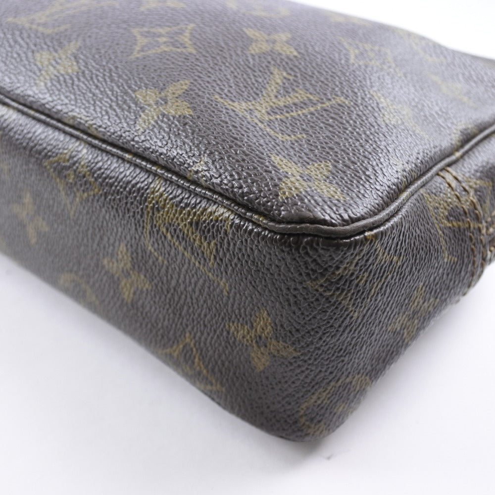 Louis Vuitton Brown Canvas Trousse de Toilette clutch bag