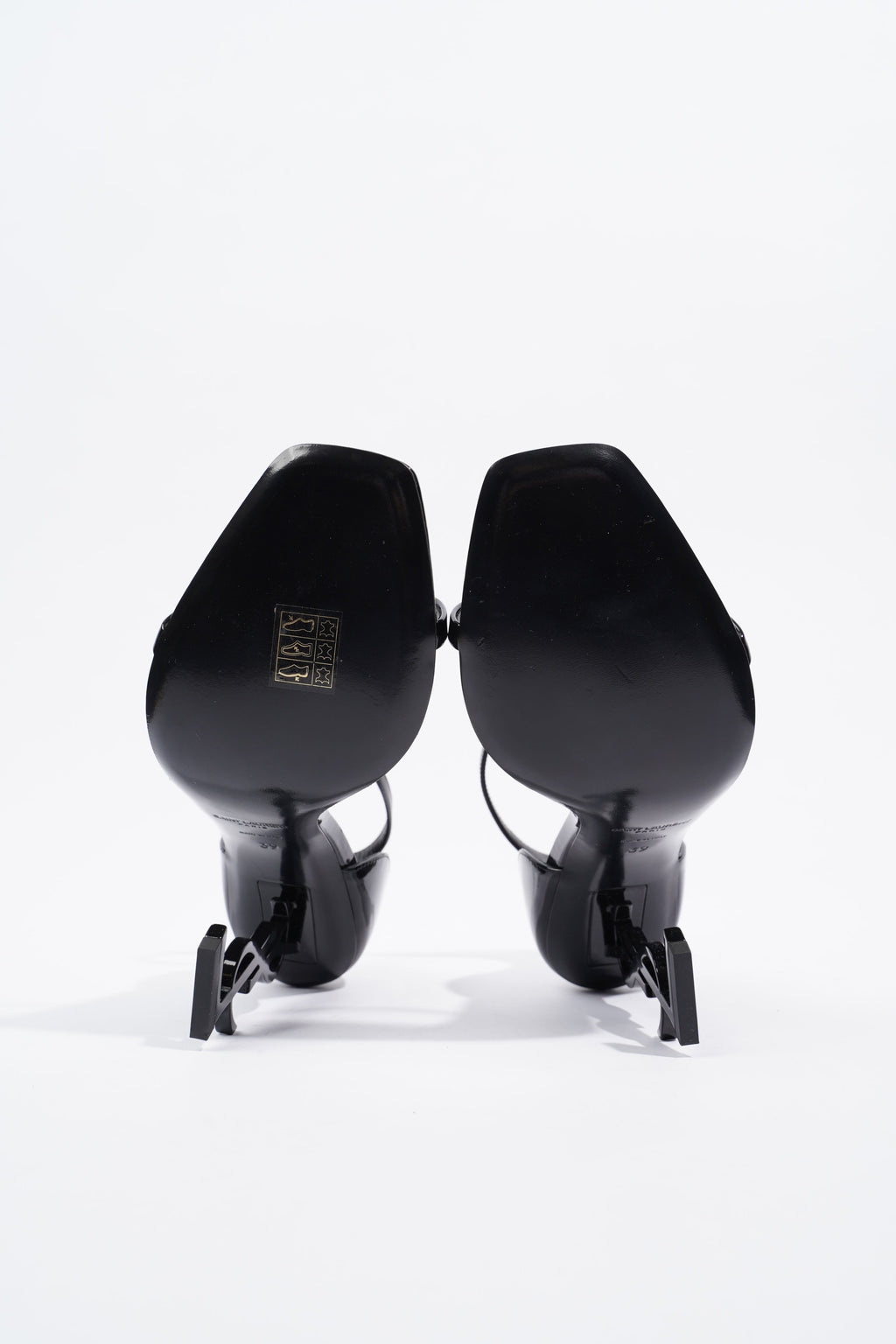 Saint Laurent Opyum 110 Black Patent Leather EU 39 UK 6