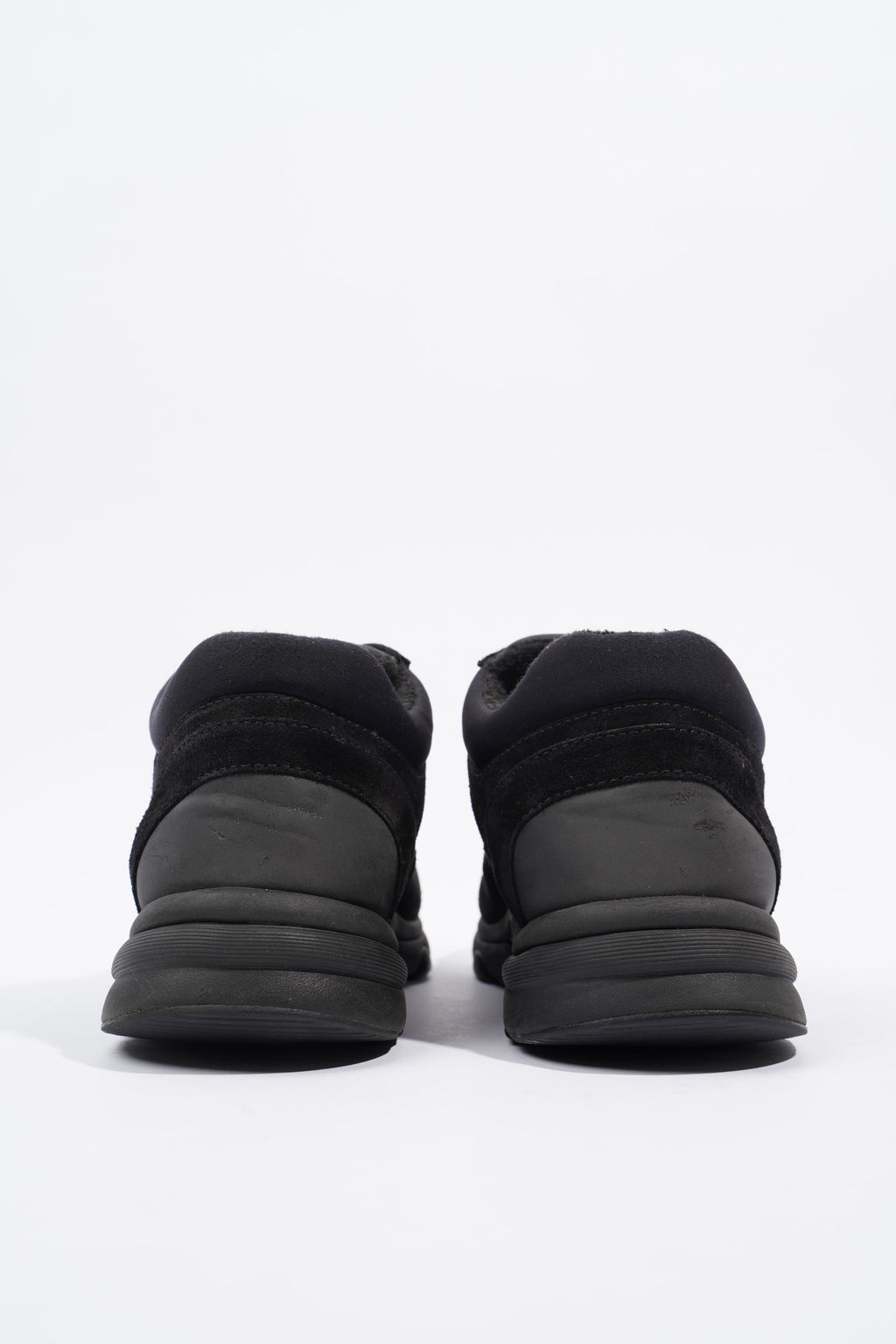 Chanel Interlocking CC Black Suede EU 38 UK 5