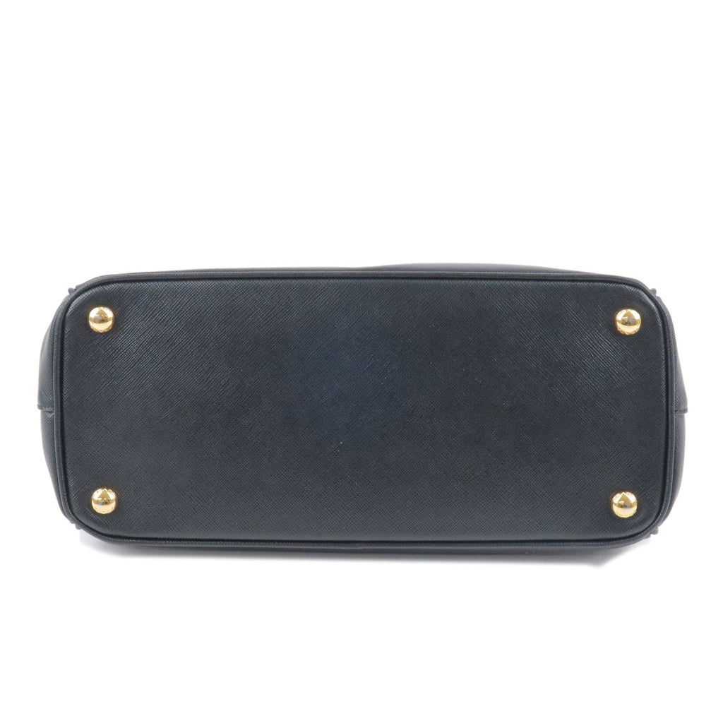 Prada Leather 2Way Hand Bag Shoulder Bag NERO Black BN1801
