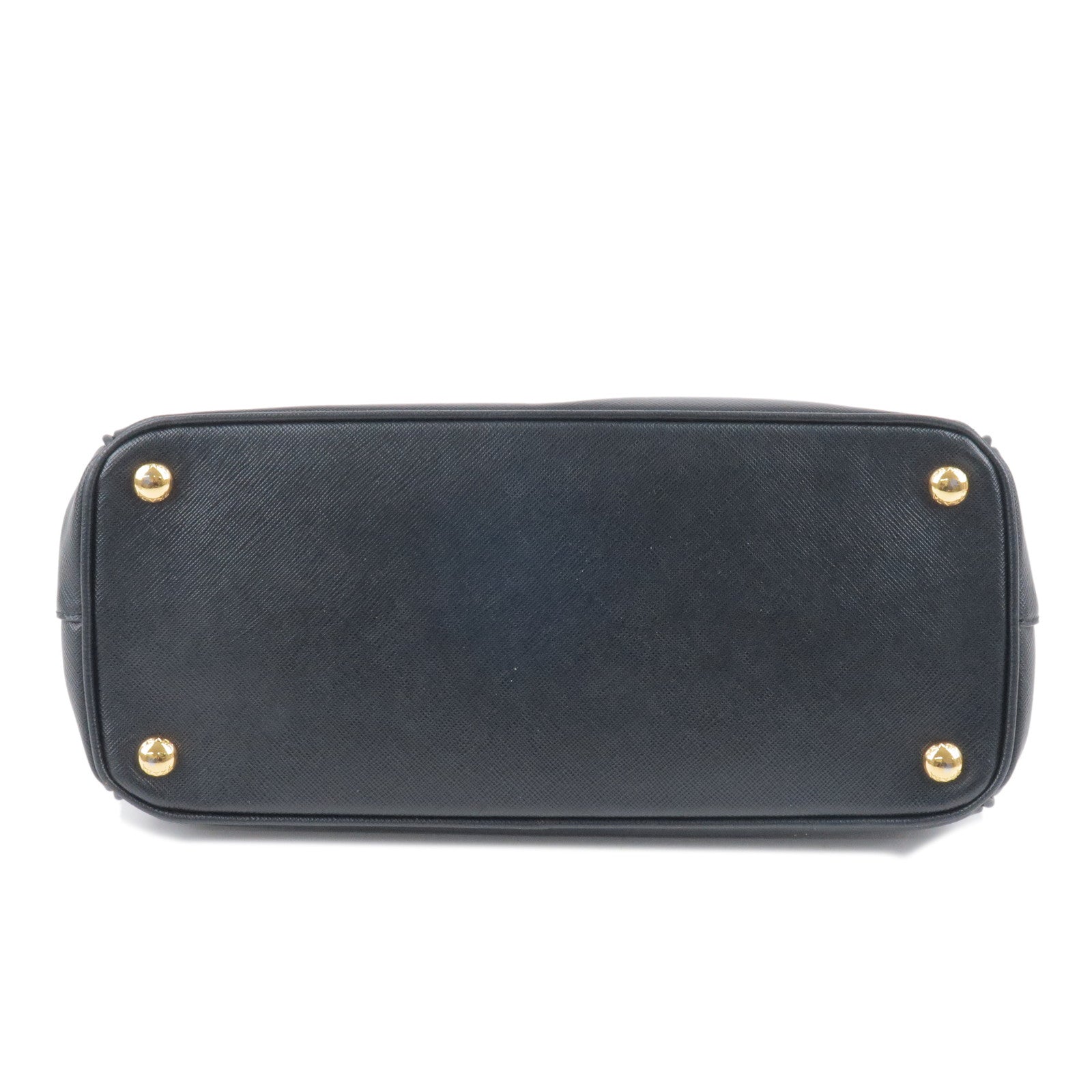 Prada Leather 2Way Hand Bag Shoulder Bag NERO Black BN1801