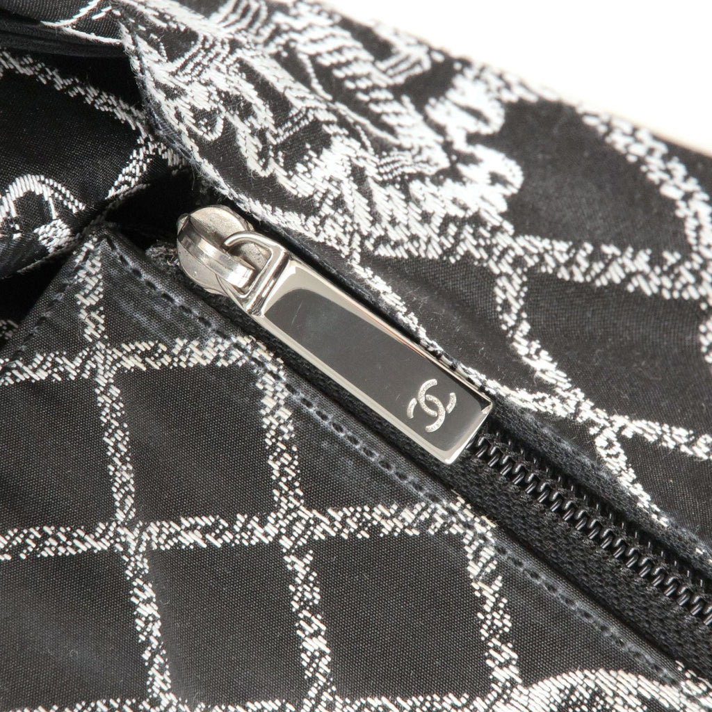 CHANEL Essential Tote Bag Calf Skin Large White A46882