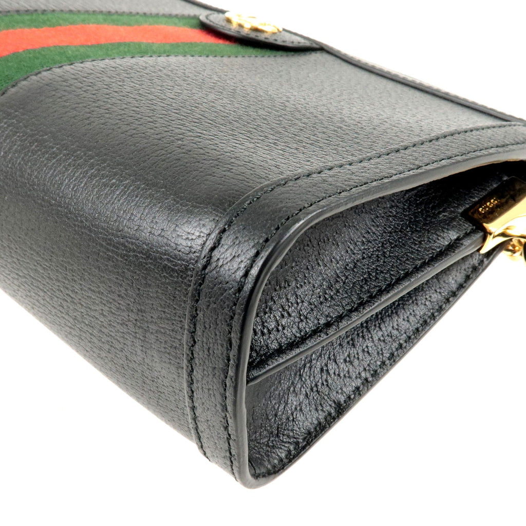 GUCCI Sherry Ophidia GG Small Leather Chain Shoulder Bag 503877