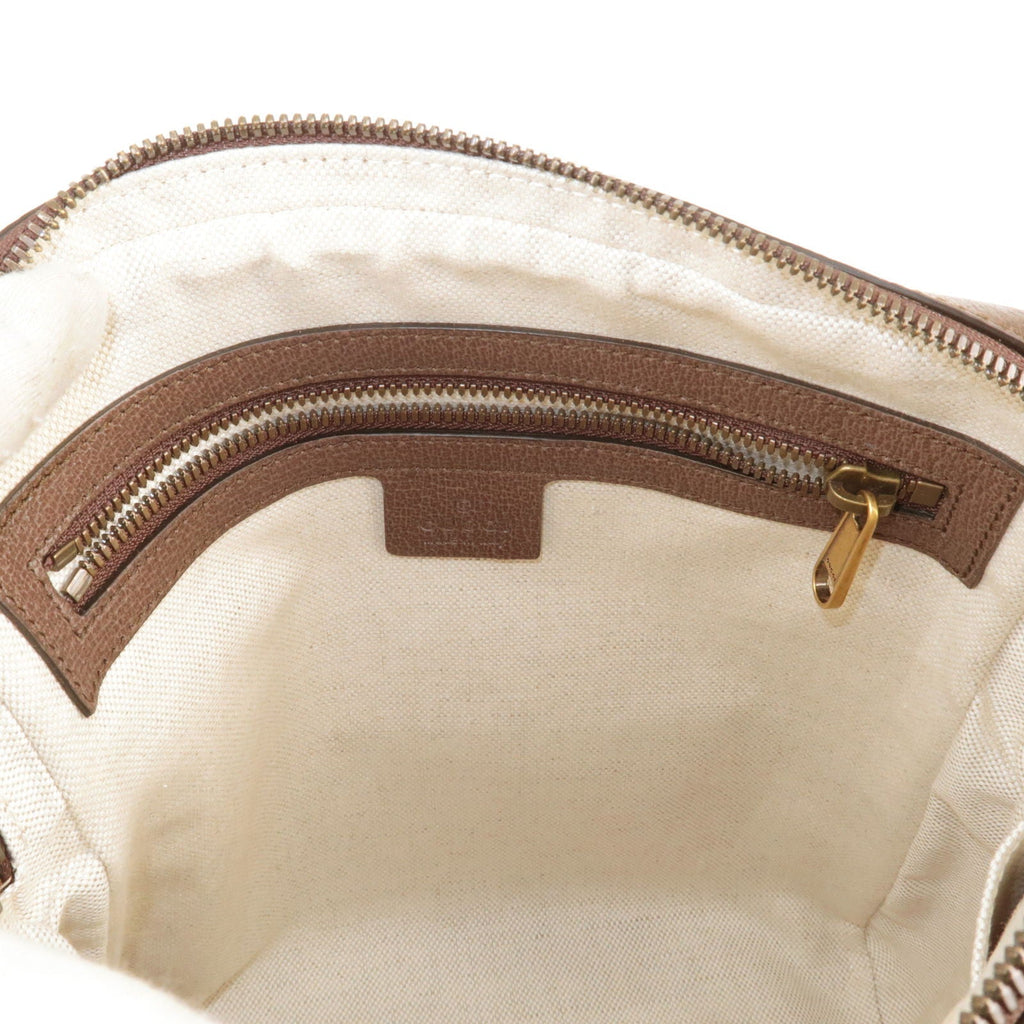 GUCCI Ophidia GG Supreme Leather Shoulder Bag Beige 547926