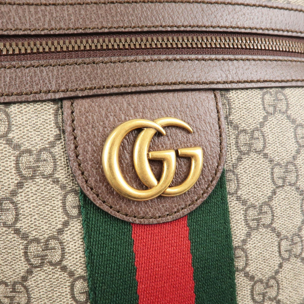 GUCCI Ophidia GG Supreme Leather Shoulder Bag Beige 547926