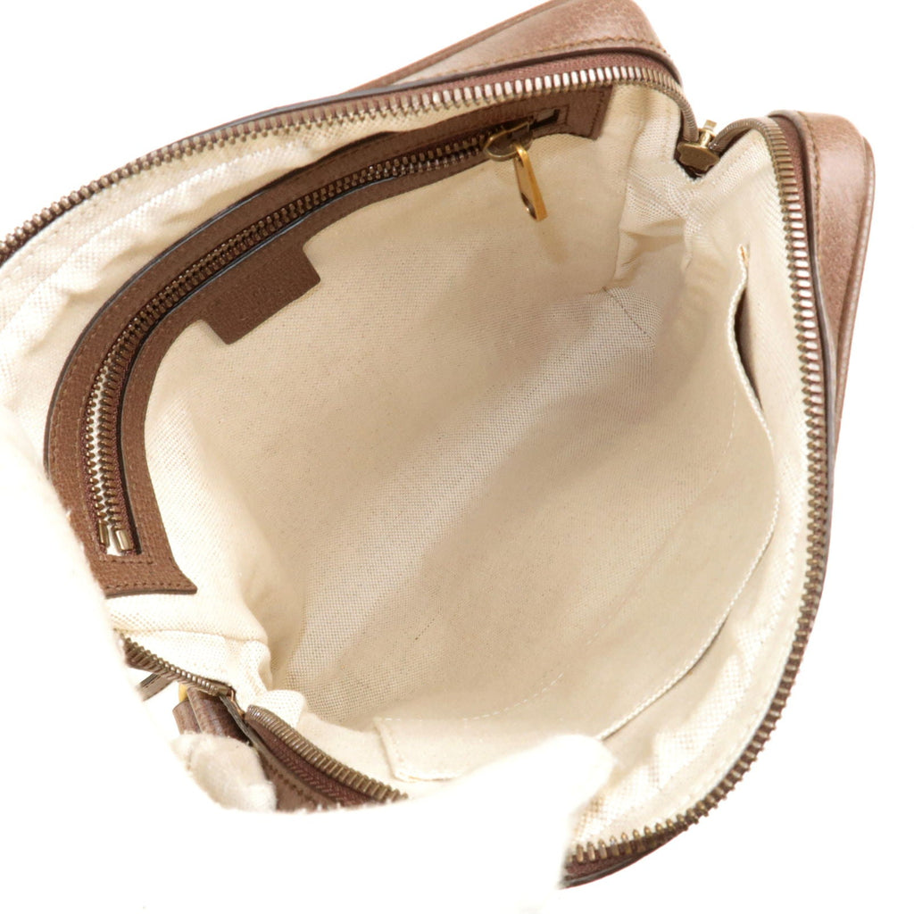 GUCCI Ophidia GG Supreme Leather Shoulder Bag Beige 547926