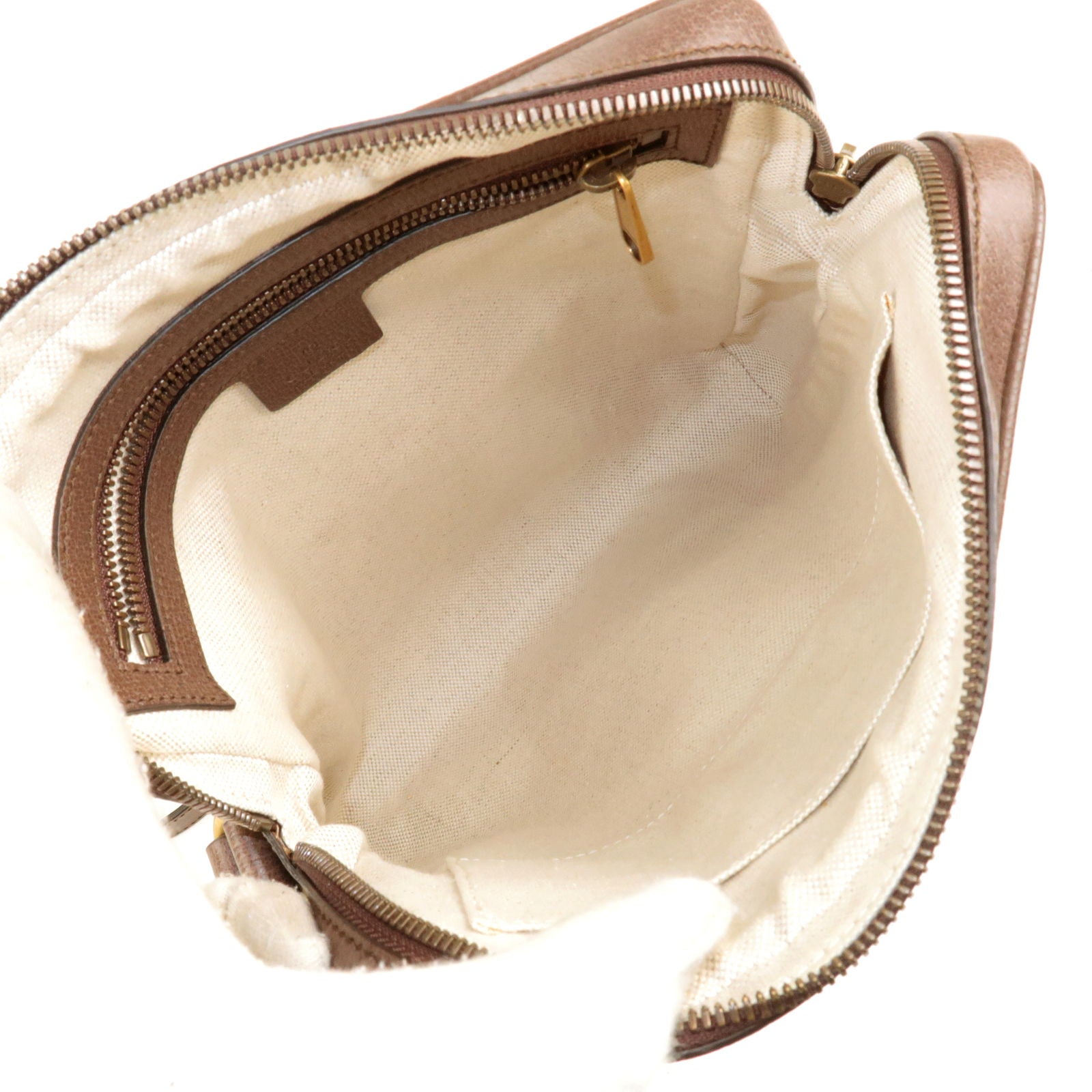 GUCCI Ophidia GG Supreme Leather Shoulder Bag Beige 547926