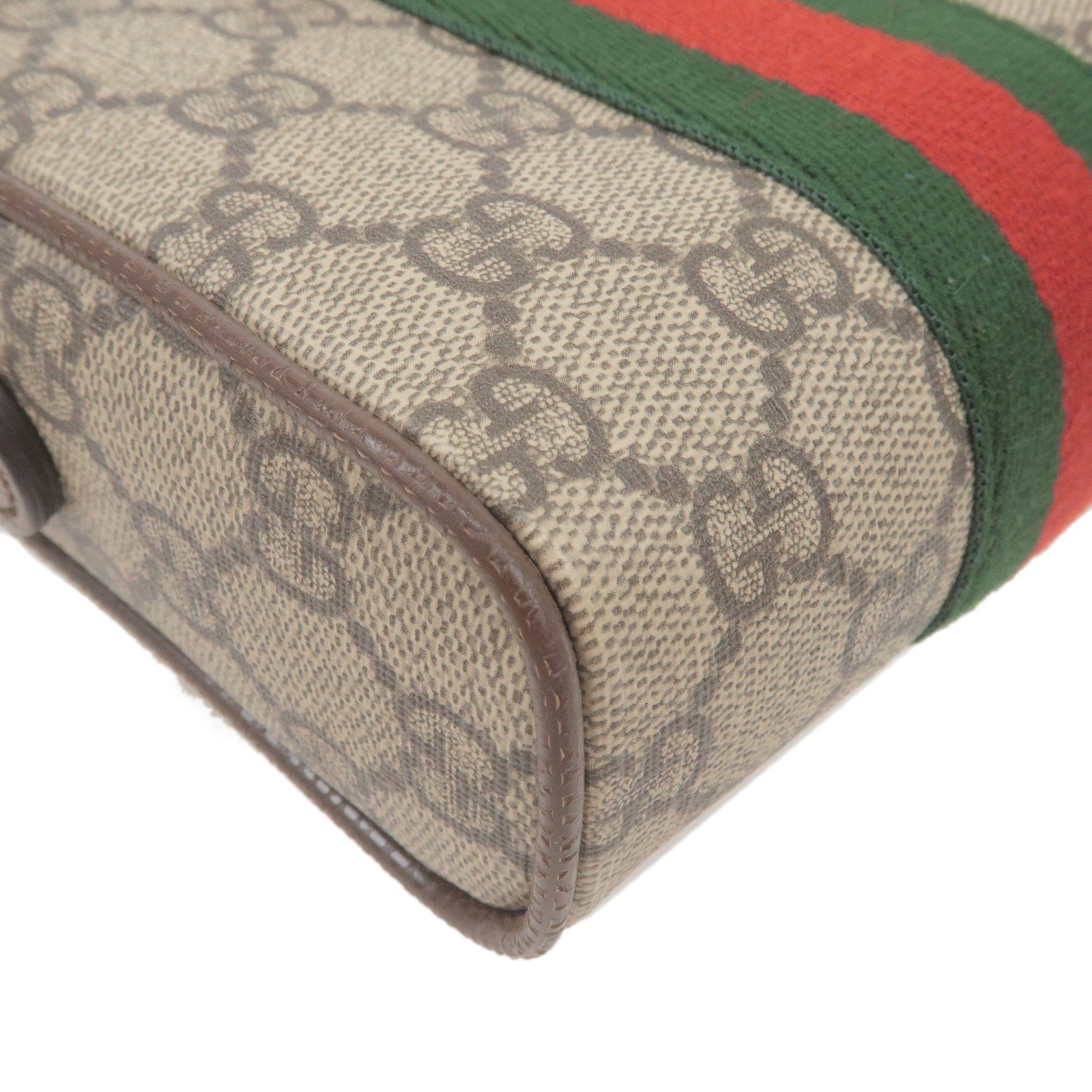GUCCI Ophidia Sherry GG Supreme Leather Shoulder Bag 598127
