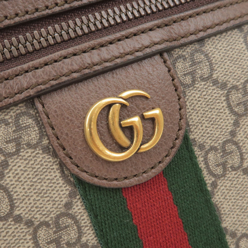 GUCCI Ophidia Sherry GG Supreme Leather Shoulder Bag 598127