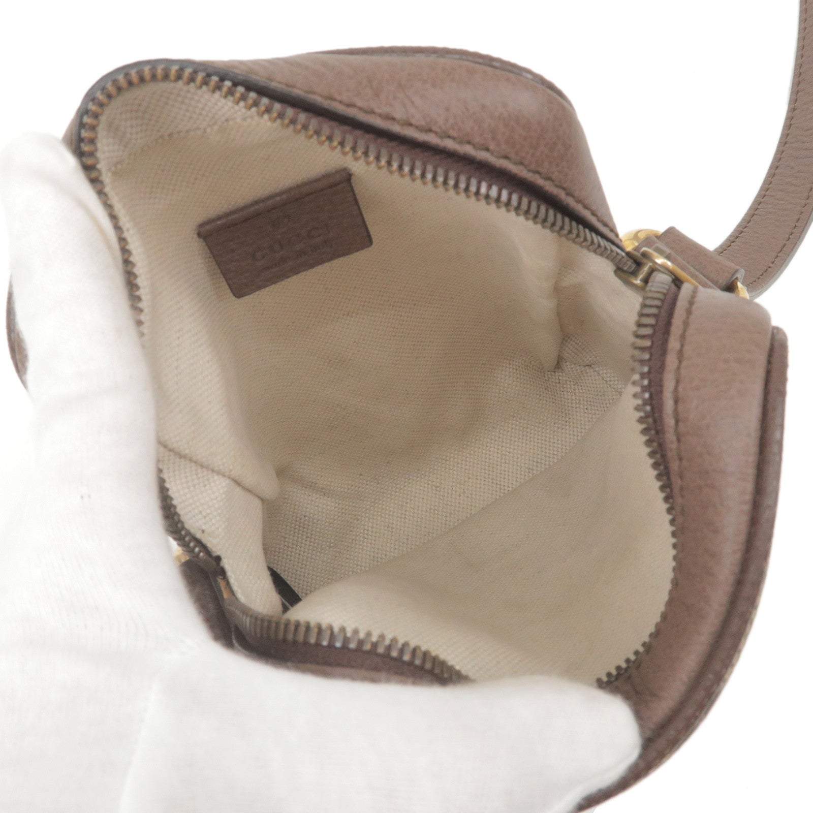 GUCCI Ophidia Sherry GG Supreme Leather Shoulder Bag 598127