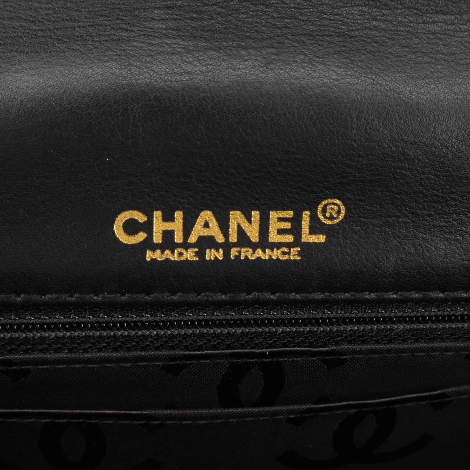 CHANEL Wild Stitch Matelasse Lamb Skin Chain Shoulder Bag A14687