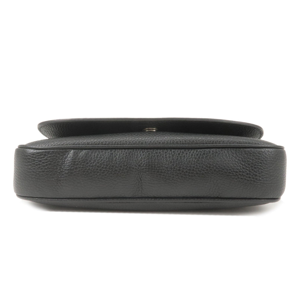 GUCCI SOHO Leather Chain Shoulder Bag Crossbody Bag Black 536224