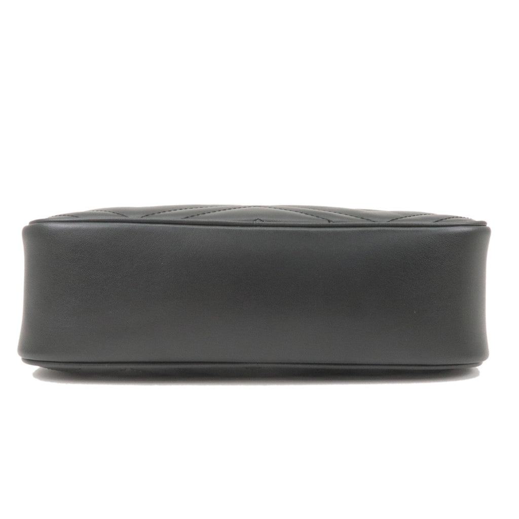 GUCCI GG Marmont Leather Small CrossBody Bag Black 447632