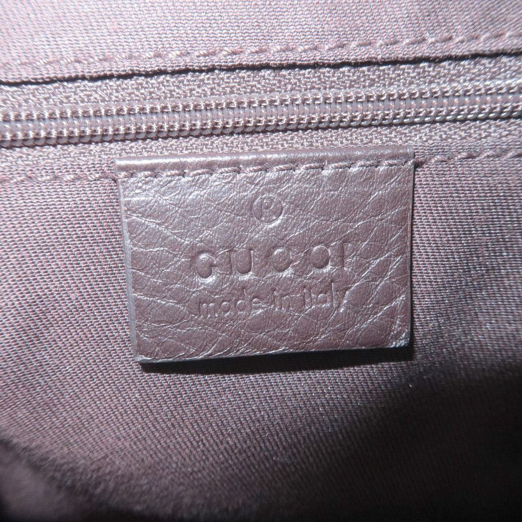 GUCCI Sherry GG Canvas Leather Shoulder Bag Beige Brown 211933