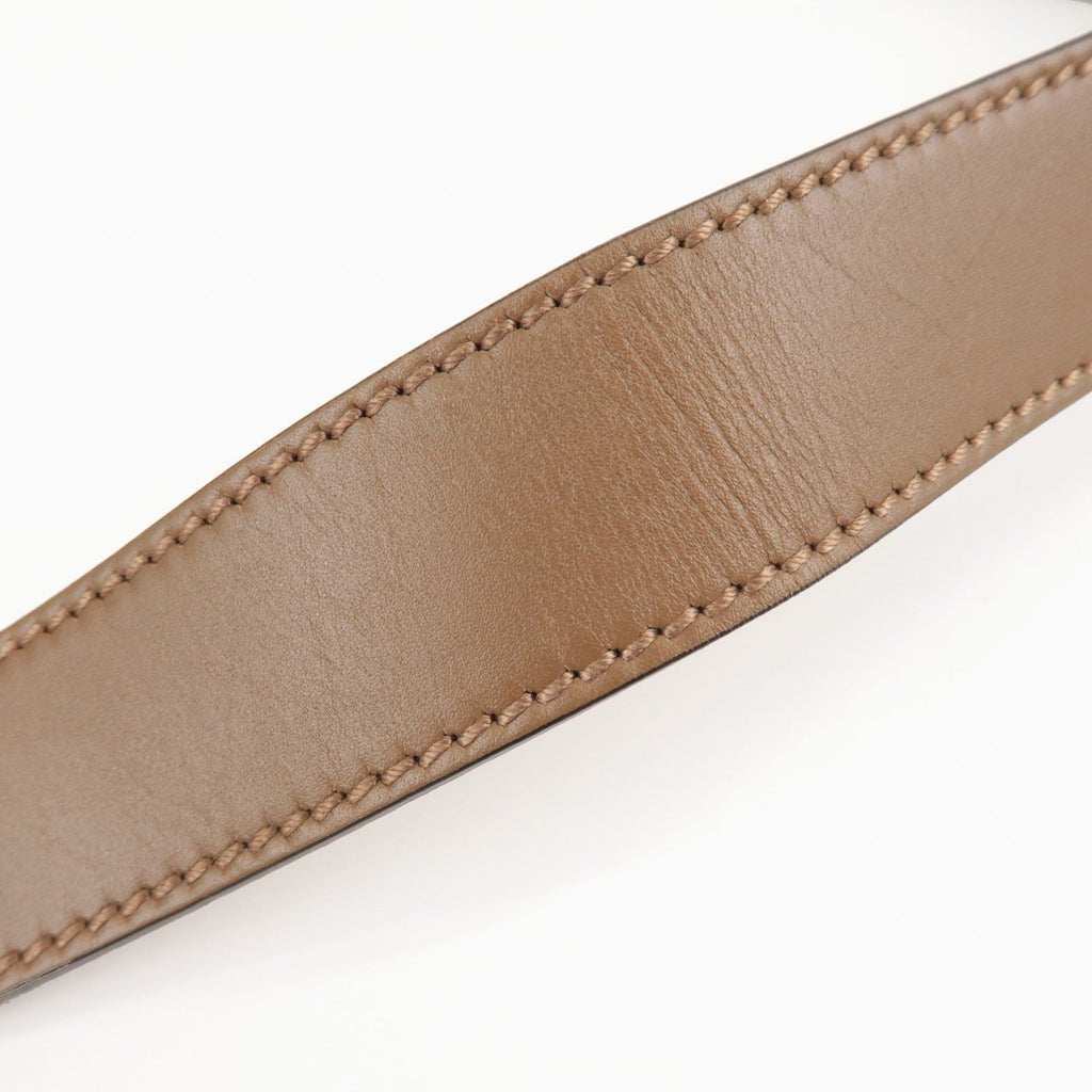 GUCCI GG Canvas Leather Shoulder Bag Beige Brown 388930