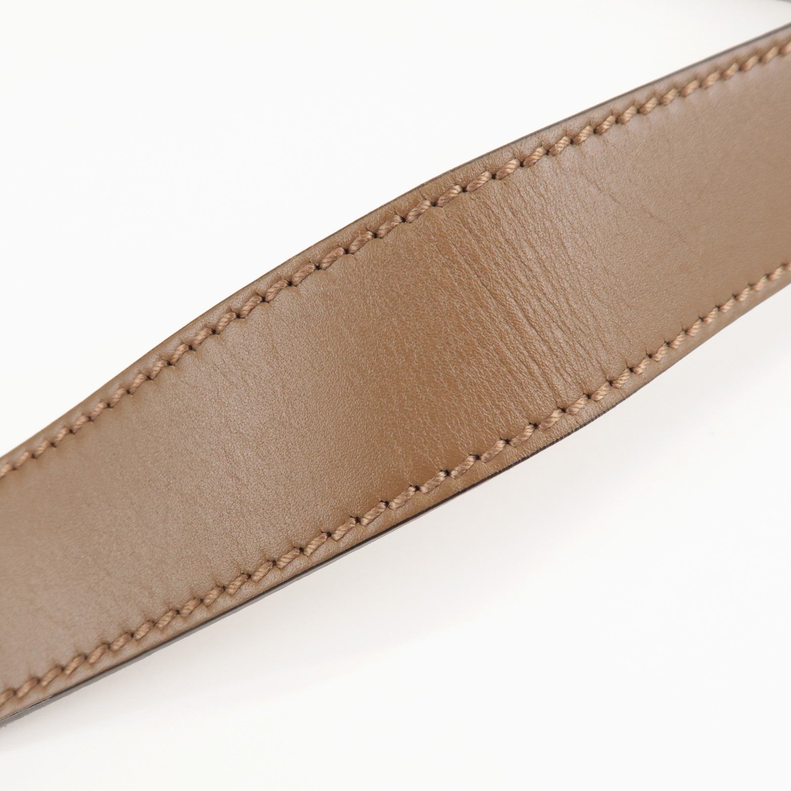 GUCCI GG Canvas Leather Shoulder Bag Beige Brown 388930