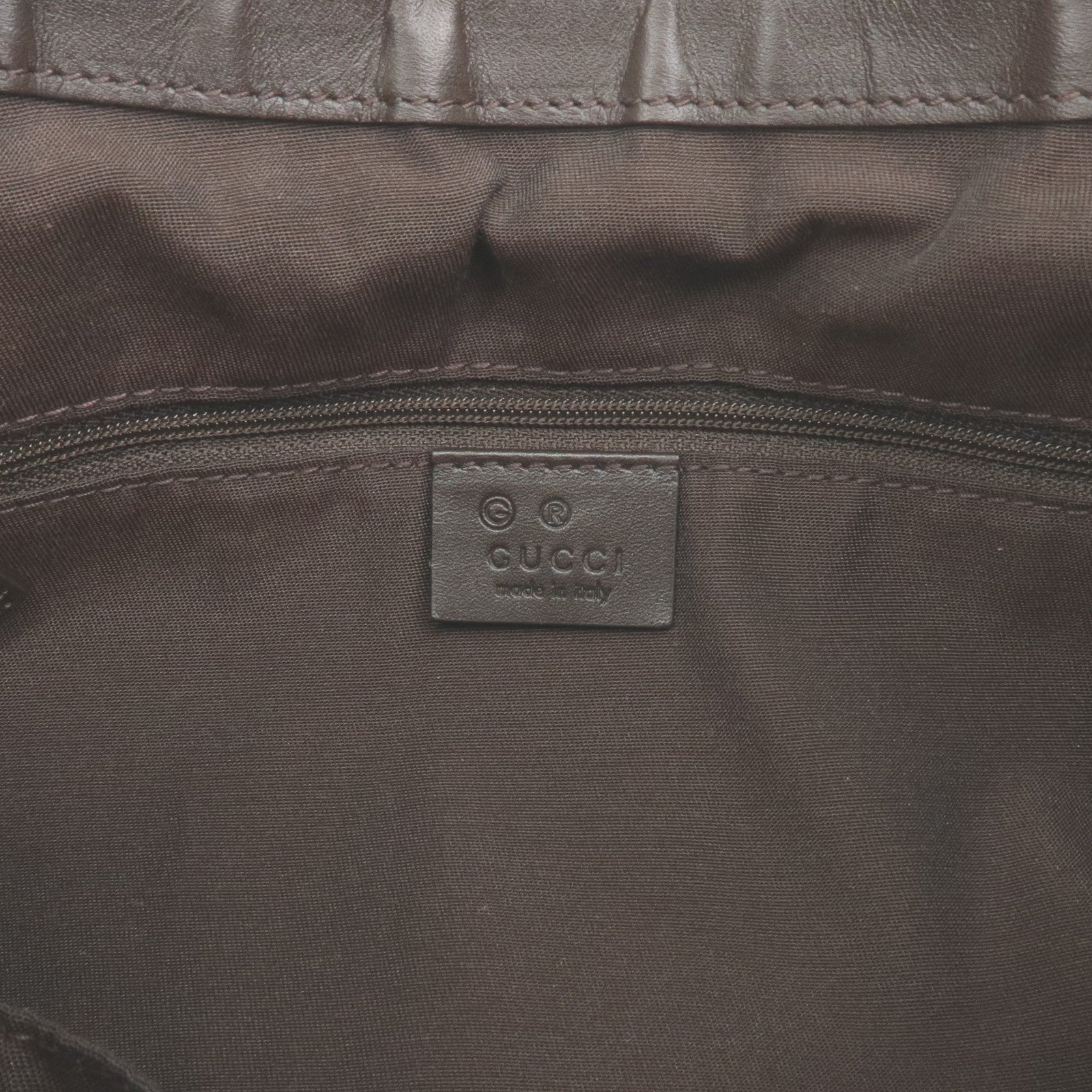 GUCCI Sukey GG Canvas Leather Shoulder Bag Beige Brown 362726